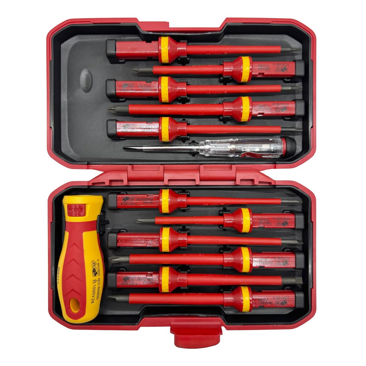 Set Maletín Desatornilladores Aislados 1000v Electricistas, marca GENERICO - Foto Principal
