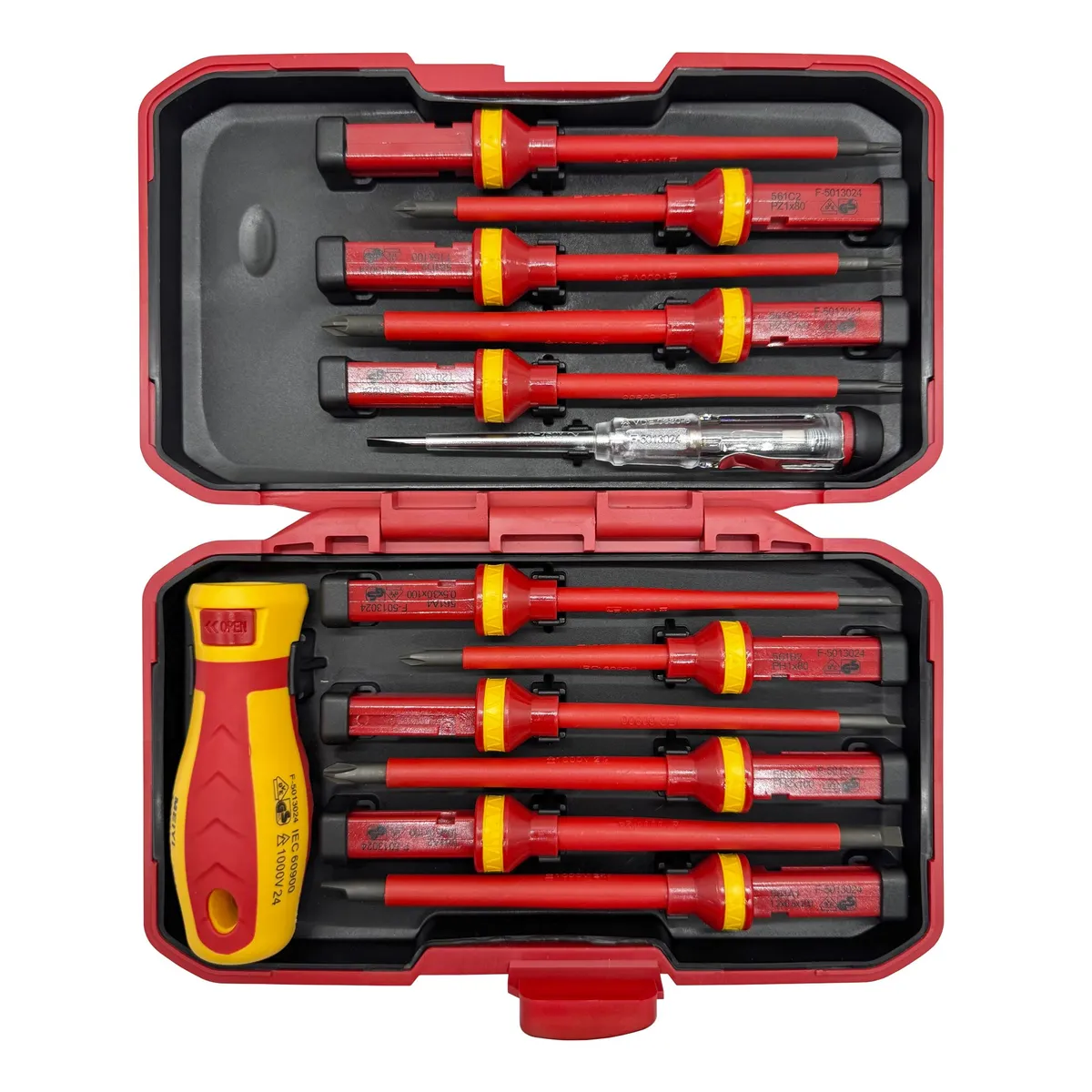 Set Maletín Desatornilladores Aislados 1000v Electricistas, marca GENERICO - Foto Principal