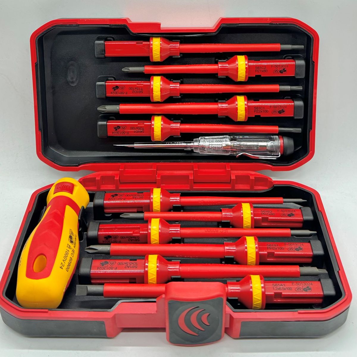 Set Maletín Desatornilladores Aislados 1000v Electricistas, marca GENERICO - Foto 2