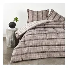 CANNON - Plumón Reversible Super Soft Super King 280x240 Cm Terra