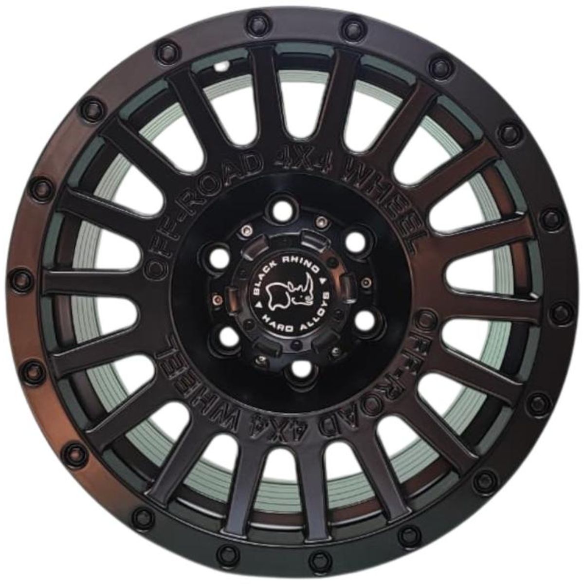 GENERICO - Juego de Llantas 16X8 6x1397 Et0 Matt Black 605 FSB