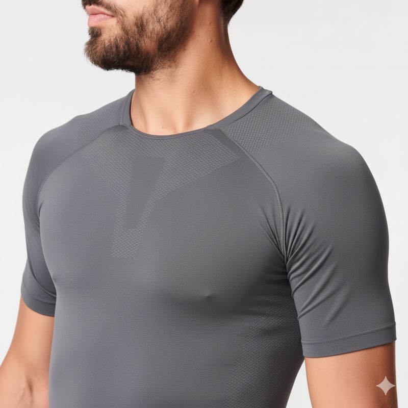 GARSIL - Camiseta Entrenamiento DryFit Manga Corta Hombre