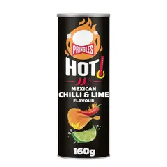 PRINGLES - Papas Fritas Hot Mexican Chili Lime 160 g