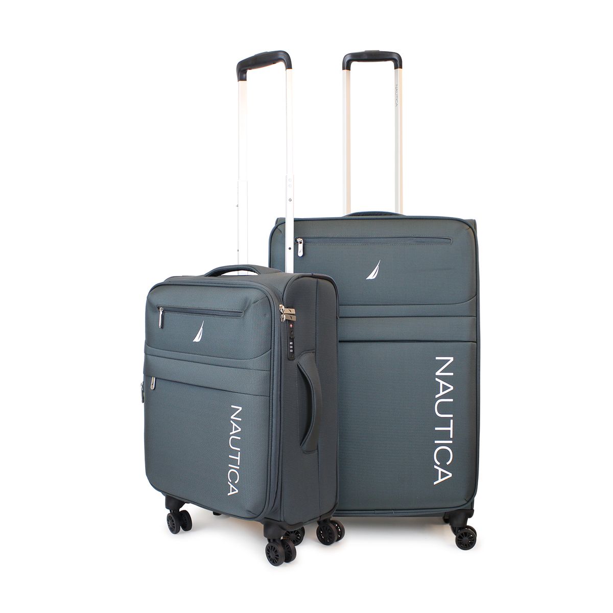 NAUTICA - Pack 2 maletas de tela S+M Nautica Munich 10k y 20k gris