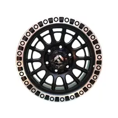 GENERICO - Juego de Llantas 16X8 6x1397 Et0 Matt Black machine line DX022