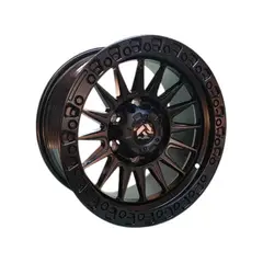 GENERICO - Juego de Llantas 16X8 6x1397 Et0 Matt black H007