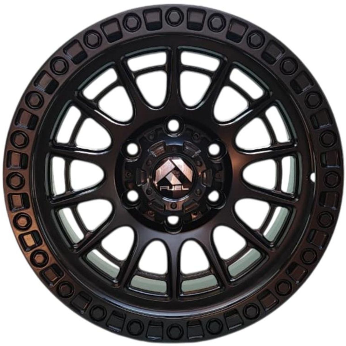 GENERICO - Juego de Llantas 16X8 6x1397 Et0 Matt Black DX022