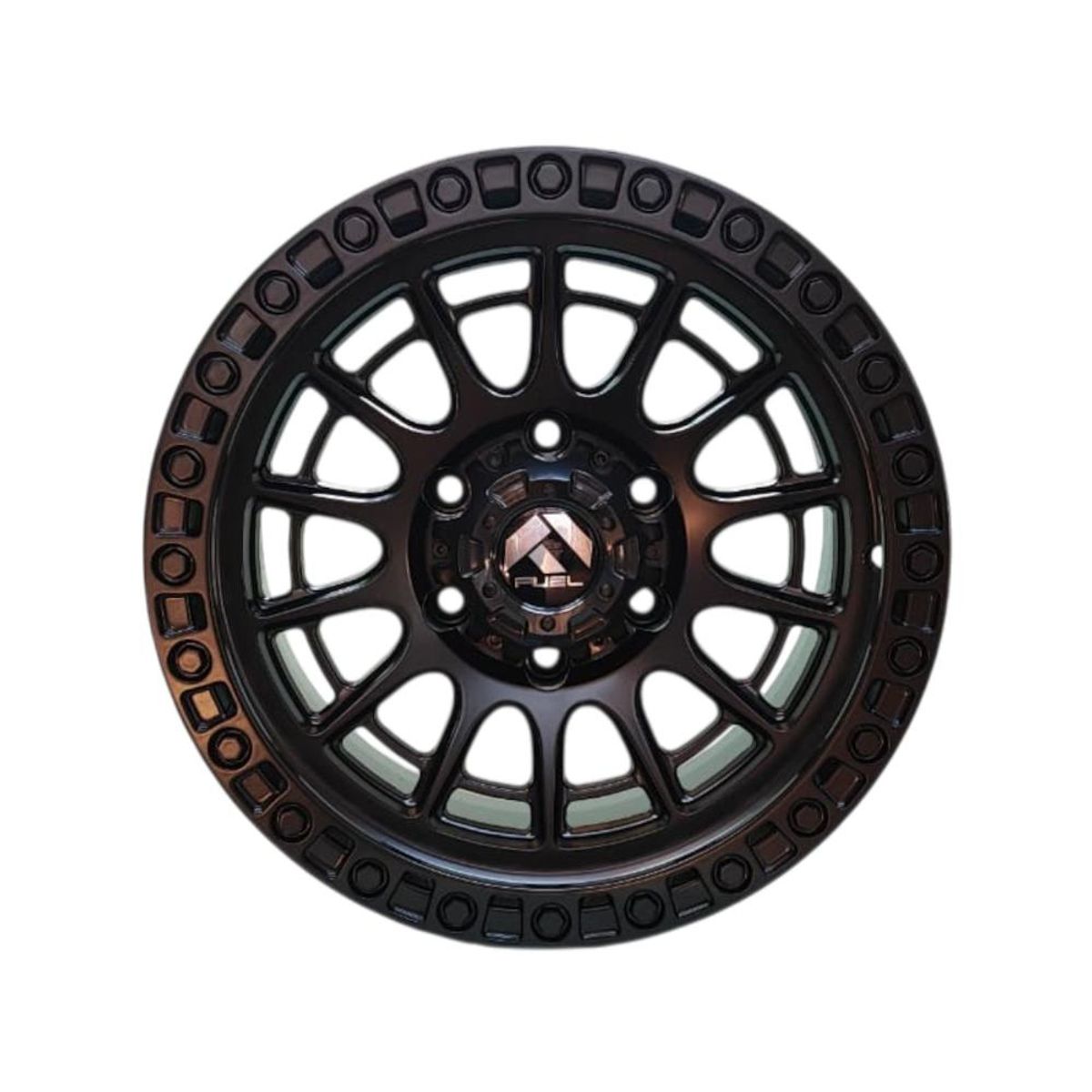 GENERICO - Juego de Llantas 16X8 6x1397 Et0 Matt Black DX022