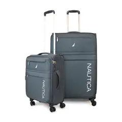 NAUTICA - Pack 2 maletas de tela S+L Munich 10k y 23k gris