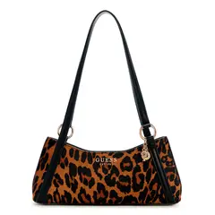 GUESS - Cartera Domitilla Shoulder Bag Marrón