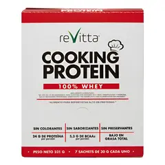 REVITTA WELLNESS - 7 Sachets Proteina Whey Cooking Protein 30 Grs.