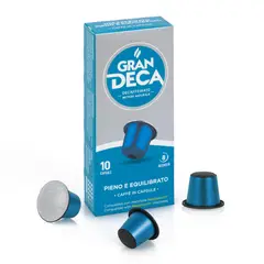 GRAN DECA - Café en Cápsulas Descafeinado para Nespresso 10 un