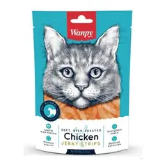 SNAK - Snack Para Gatos Wanpy 100% Natural Tiritas De Pollo 80g