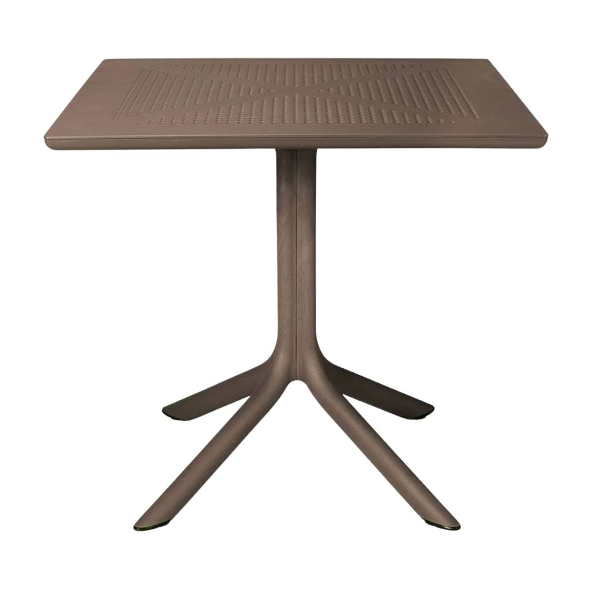 HABITA2 CHILE - Mesa Exterior Polipropileno Marrón 80x80 cm