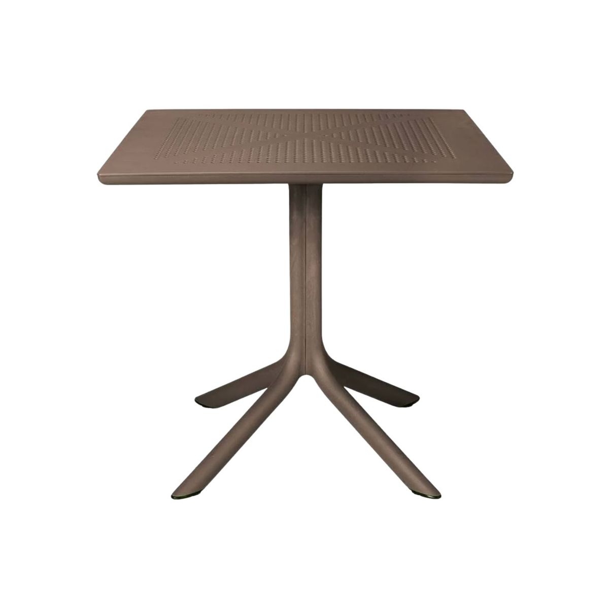 HABITA2 CHILE - Mesa Exterior Polipropileno Marrón 80x80 cm