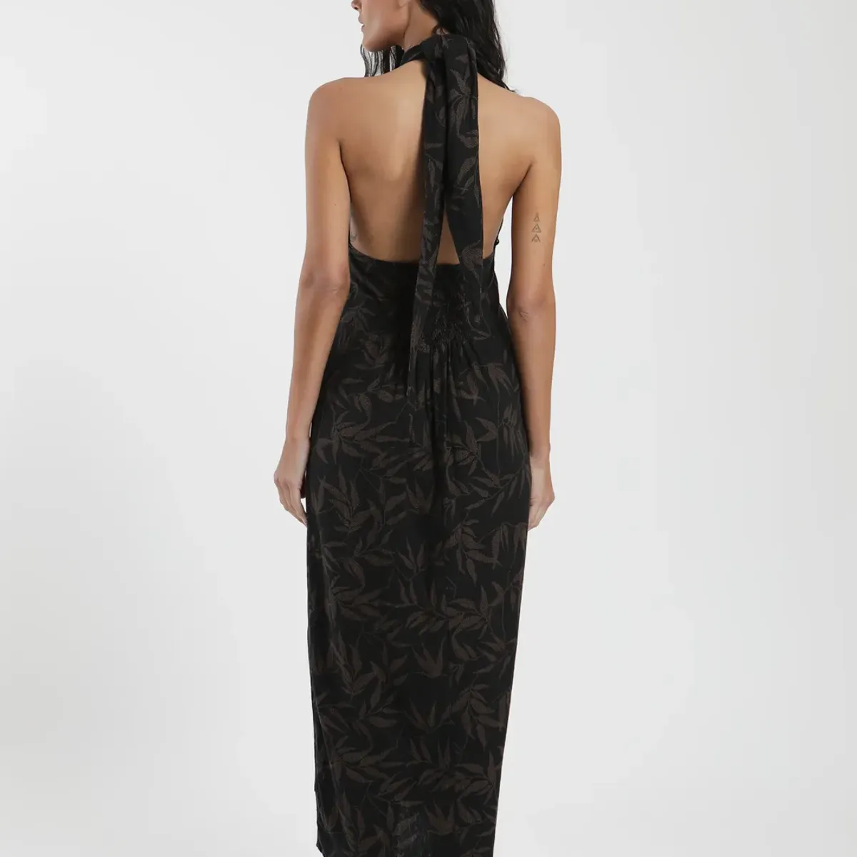 FROENS - Vestido Largo Cross Mujer Froens - Lino