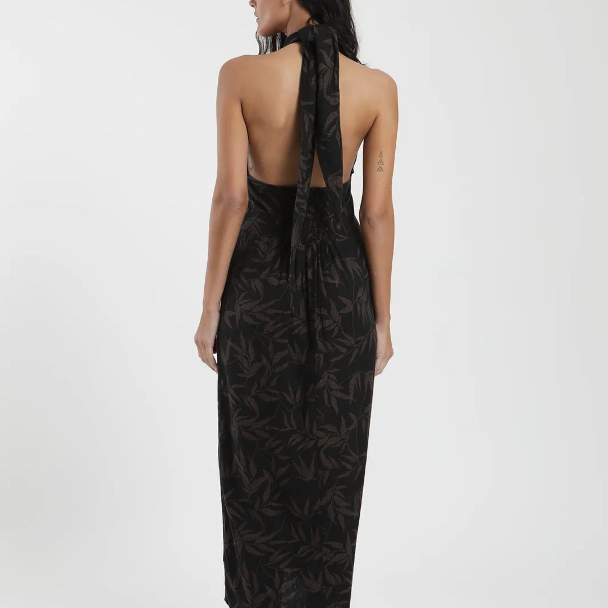 FROENS - Vestido Largo Cross Mujer Froens - Lino
