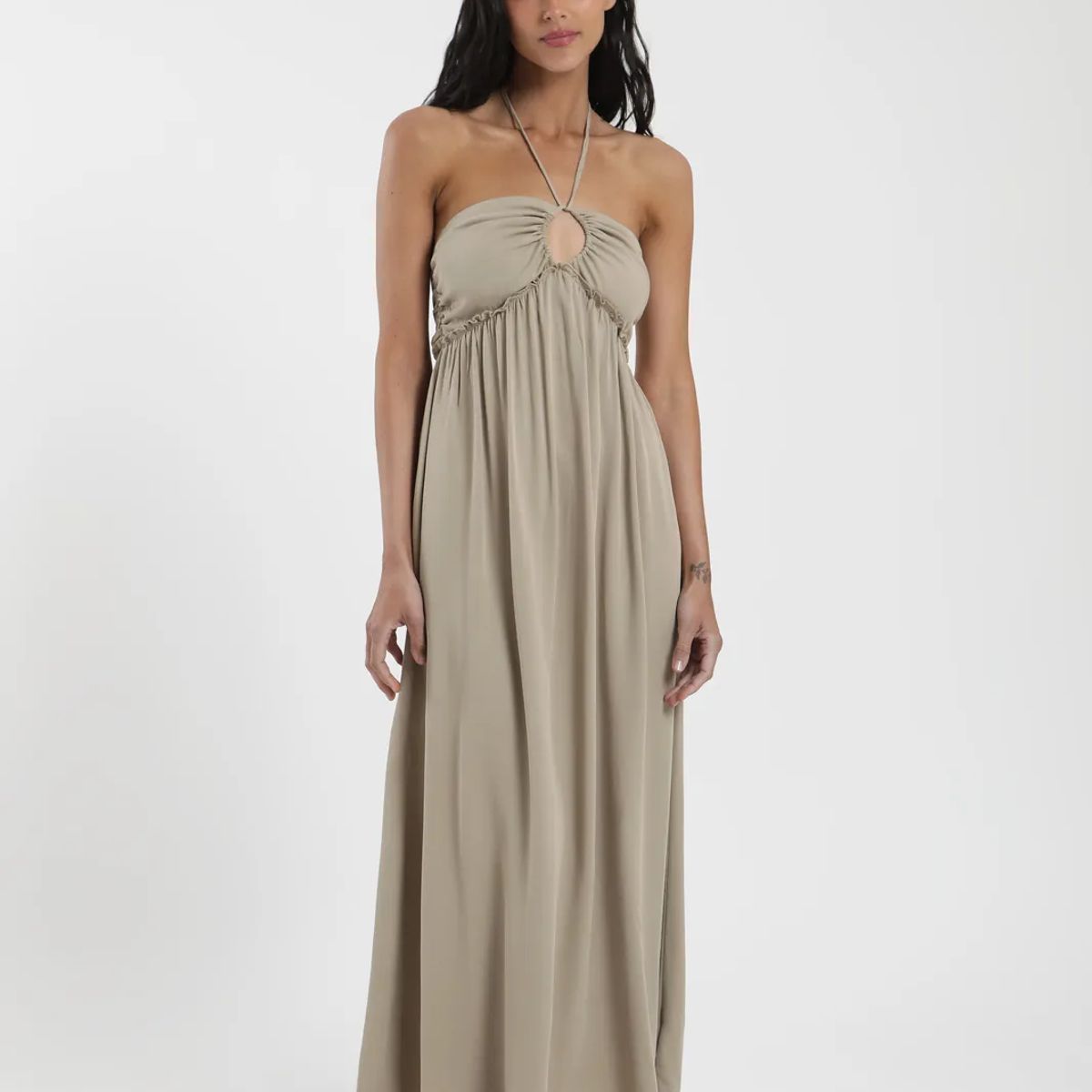 FROENS - Vestido Largo Tropic Mujer Froens - Viscosa