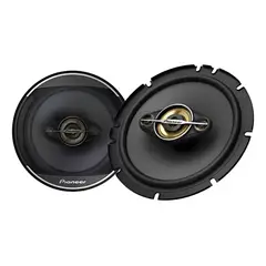 PIONEER - Parlante de auto, altavoces cuadriaxiales de 6 pulgadas TS-A1688s 350 W, color negro
