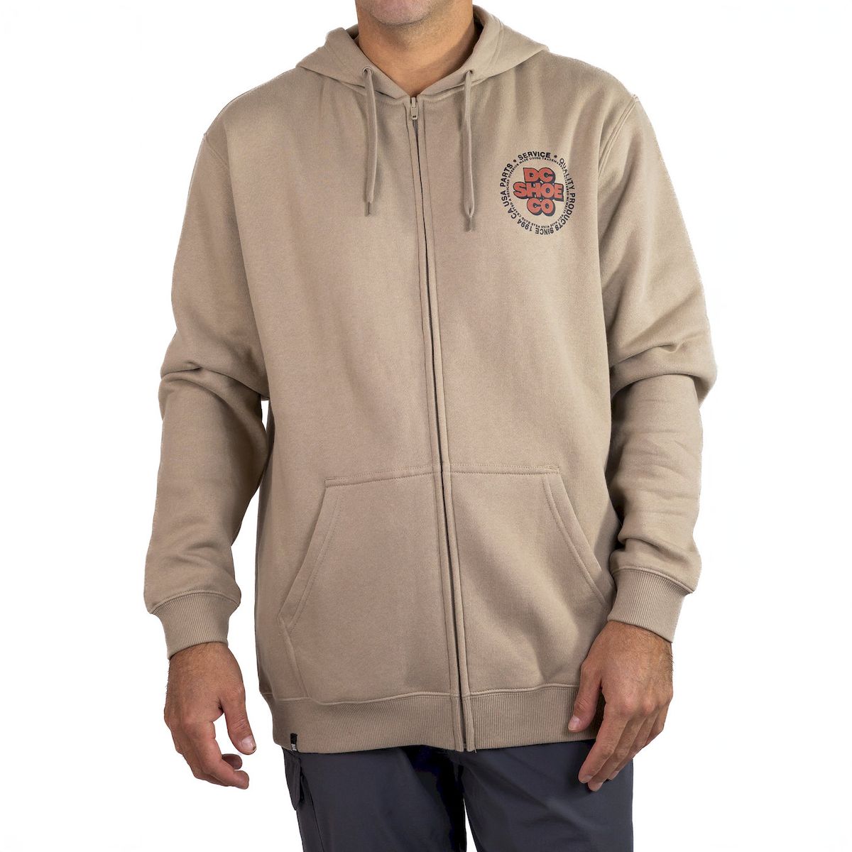 DC SHOES - Poleron Hombre Fine Goods Zh Café Dc Shoes