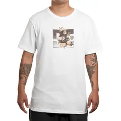 DC SHOES - Polera Hombre Rose And Thorn Star Blanco