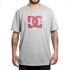 DC SHOES - Polera Hombre Star Gris Oscuro