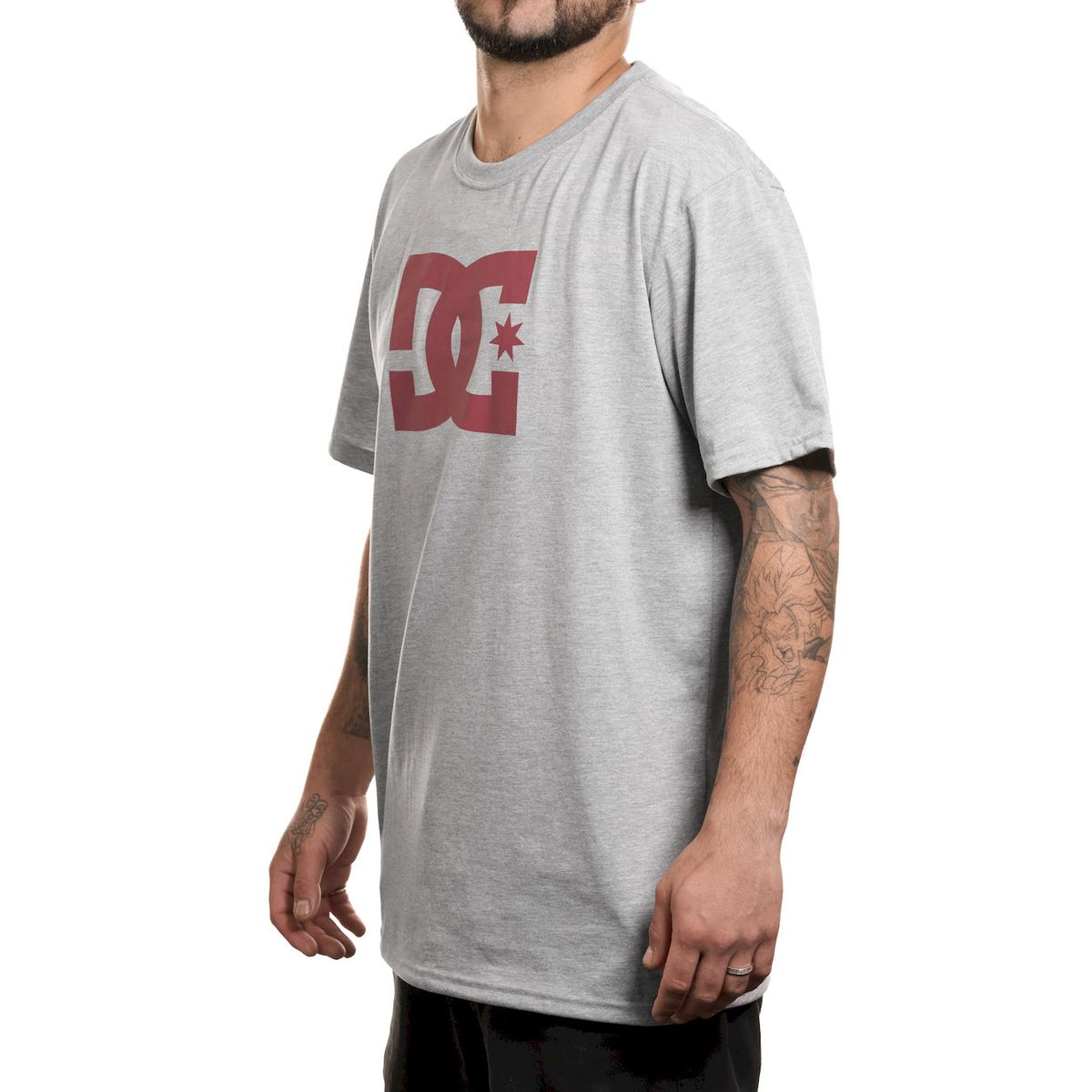 DC SHOES - Polera Hombre Star Gris Oscuro Dc Shoes