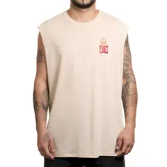 DC SHOES - Polera Hombre Hills Tank Beige