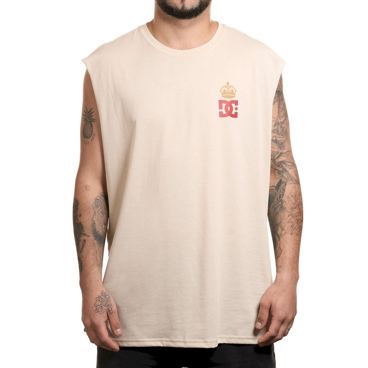DC SHOES - Polera Hombre Hills Tank Beige Dc Shoes