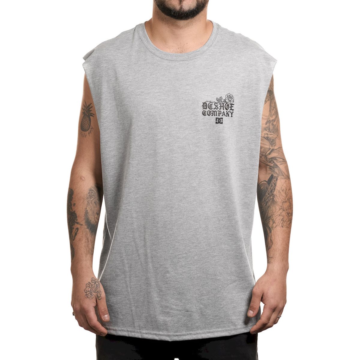 DC SHOES - Polera Hombre Destroyer94 Tank Gris Oscuro Dc Shoes