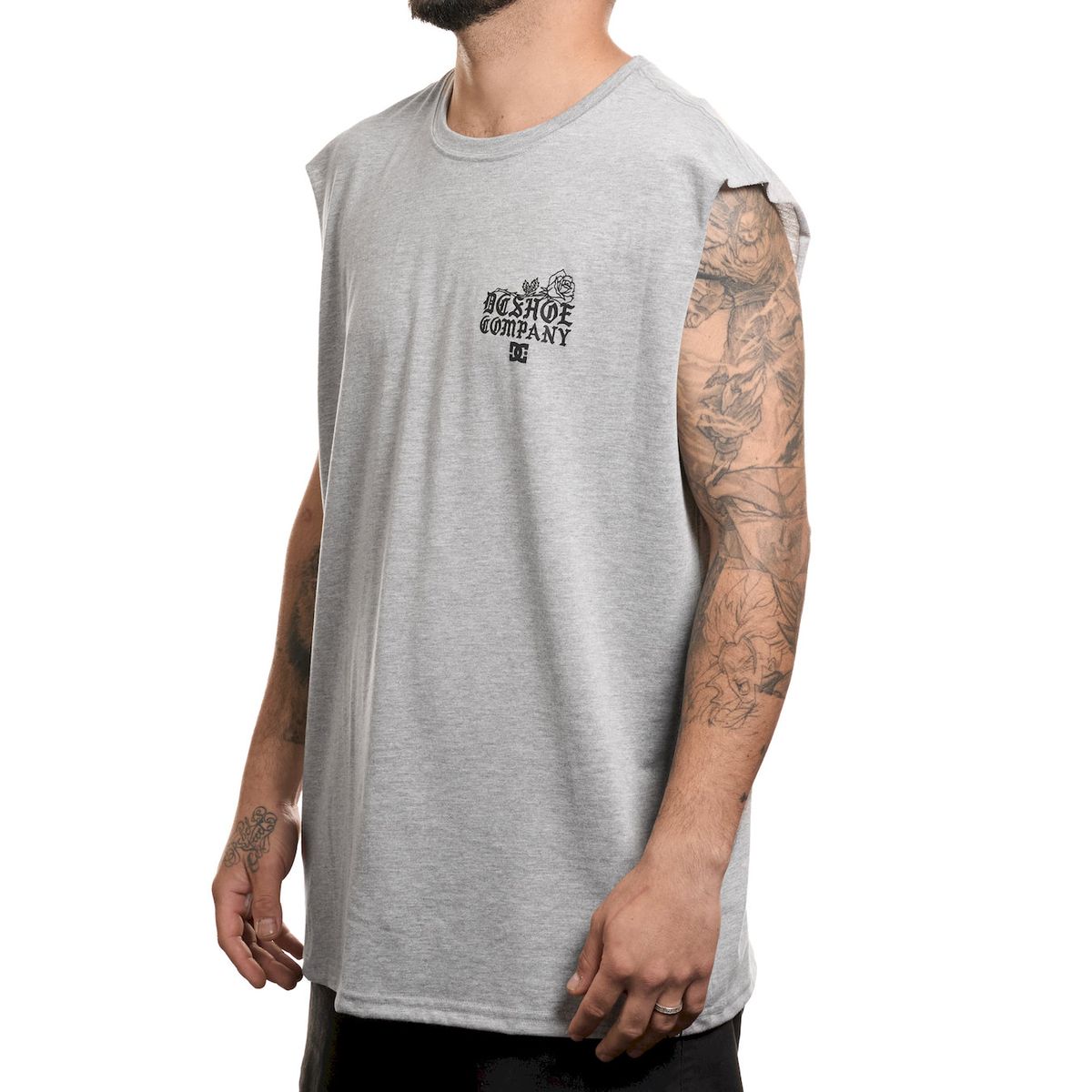 DC SHOES - Polera Hombre Destroyer94 Tank Gris Oscuro Dc Shoes