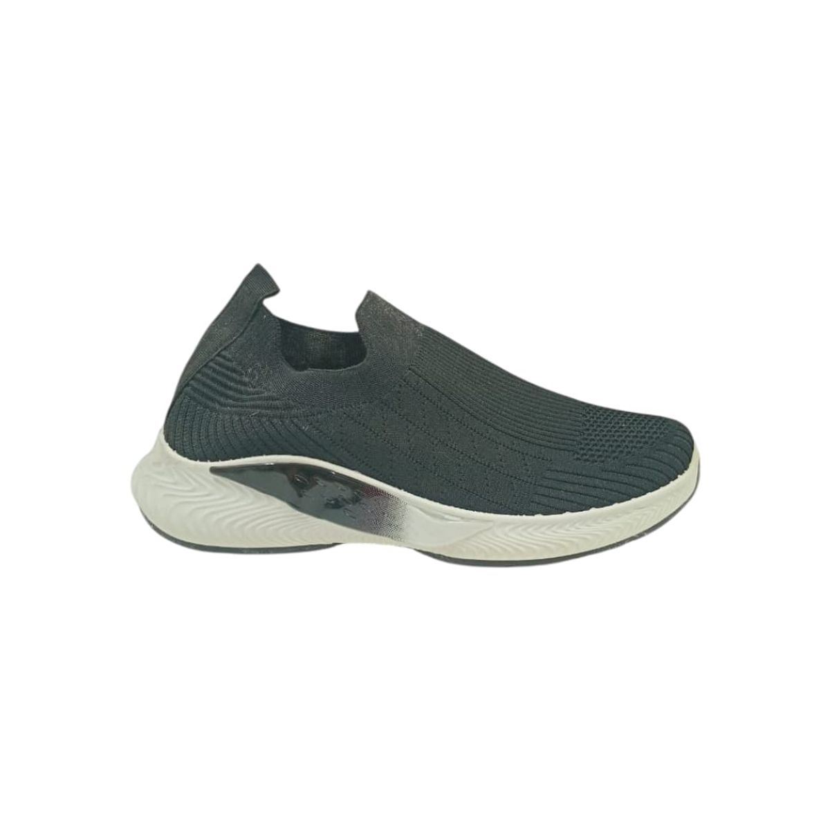 HERIEL - Zapatilla Negra Textil Mujer