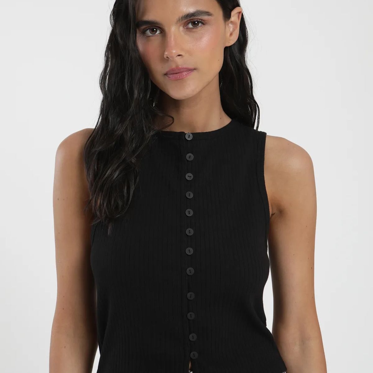 FROENS - Polera Sin Mangas Olympia Mujer Froens - Algodón Organico