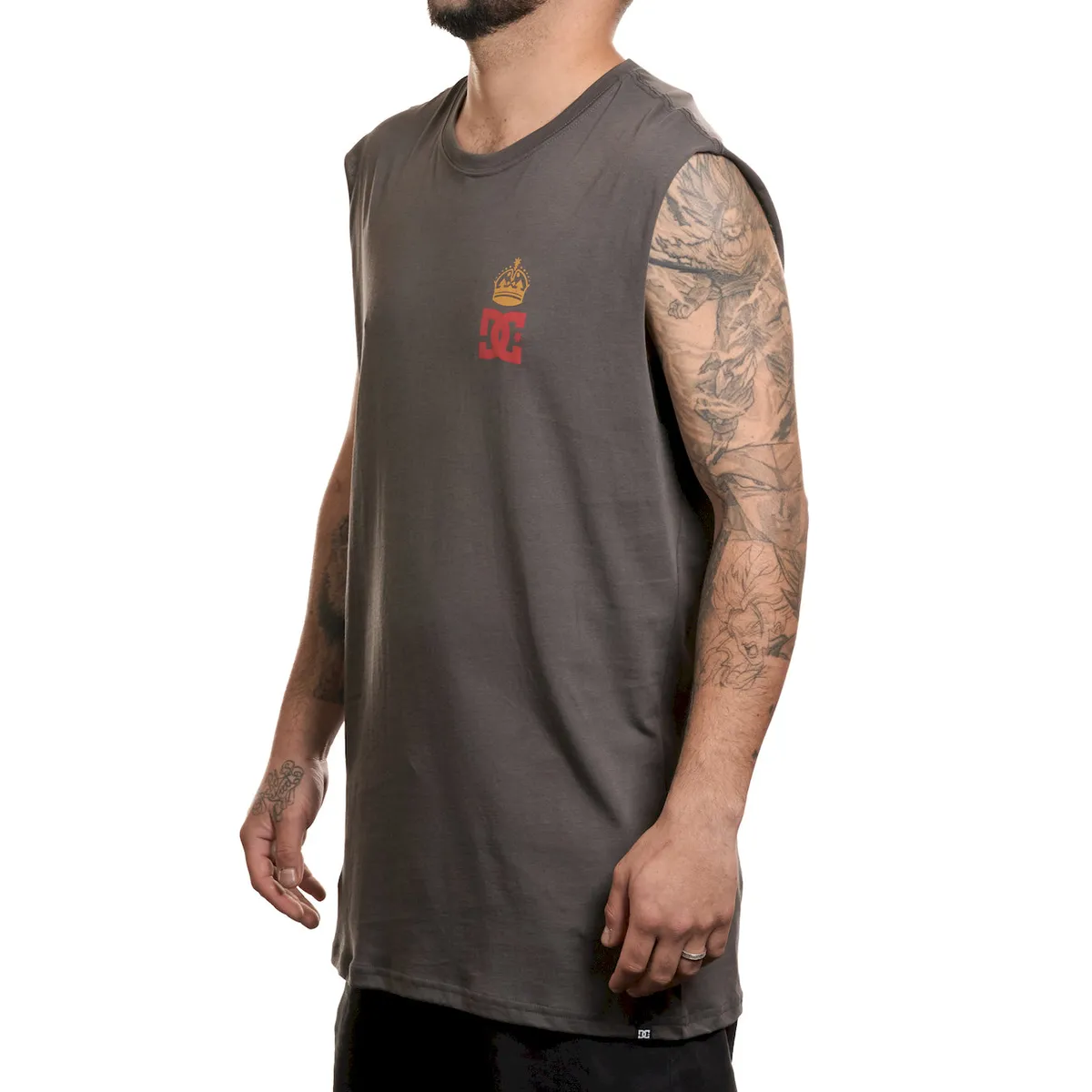 DC SHOES - Polera Hombre DC Shoes Hills Tank Gris Oscuro
