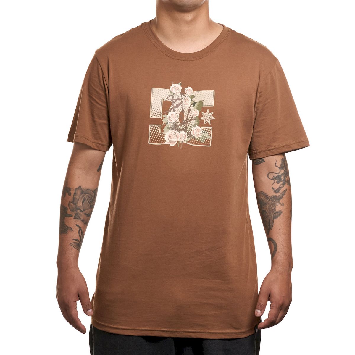 DC SHOES - Polera Hombre Rose And Thorn Star Café Dc Shoes