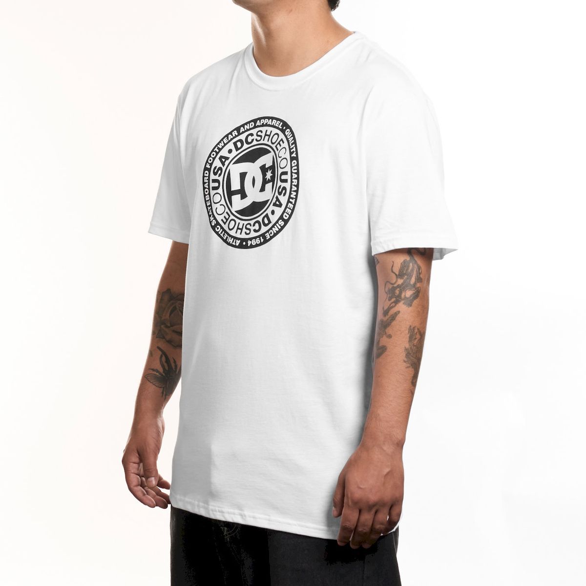 DC SHOES - Polera Hombre Circle Star Blanco Dc Shoes