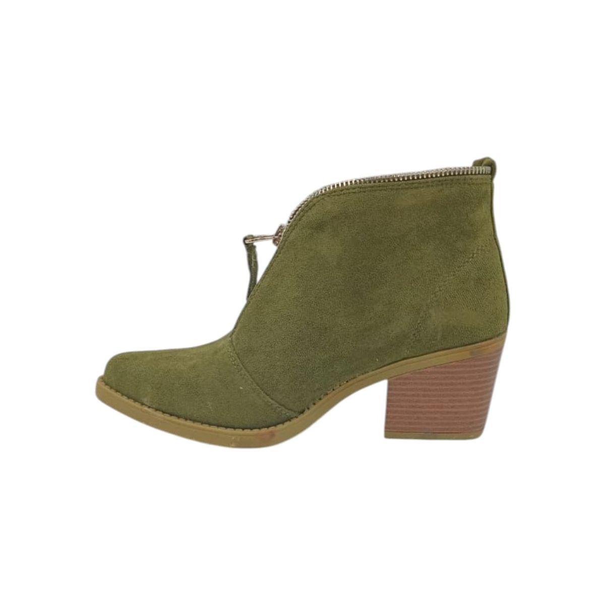 HERIEL - Botín Verde Taco Mujer