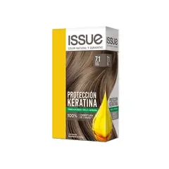 ISSUE - Coloración Permanente con Keratina 7.1 Rubio Ceniza