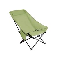 Silla Reposera para Camping Reclinable con 3 Posiciones de Respaldo