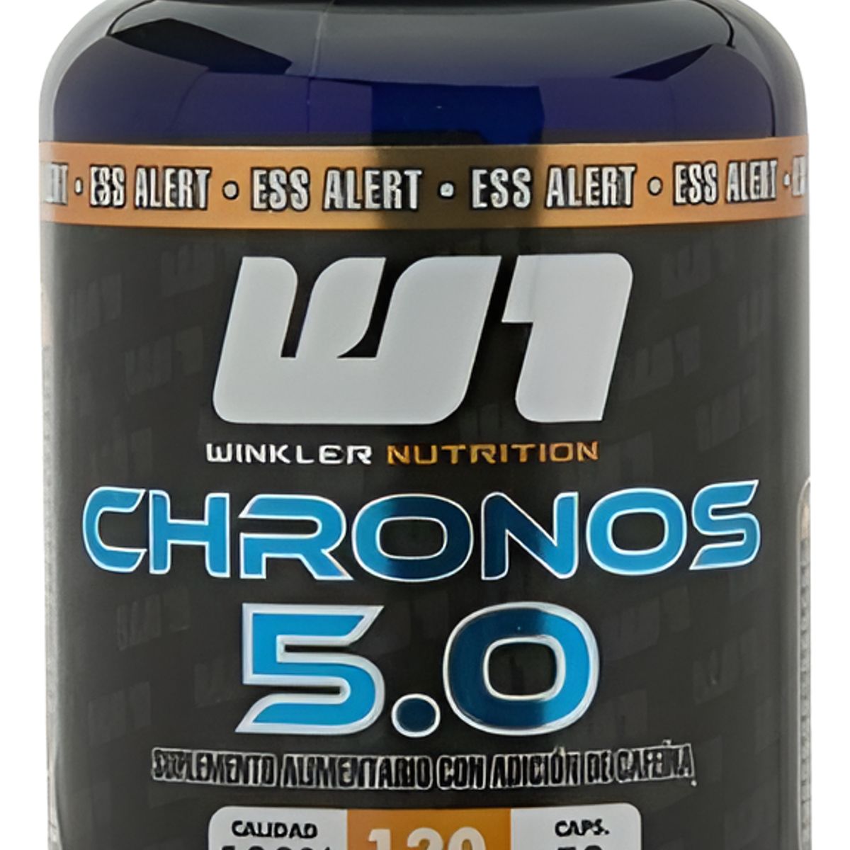WINKLER NUTRITION - Cafeína Chronos 5.0 50 Mg. 120 Cáps. Winkler Nutrition