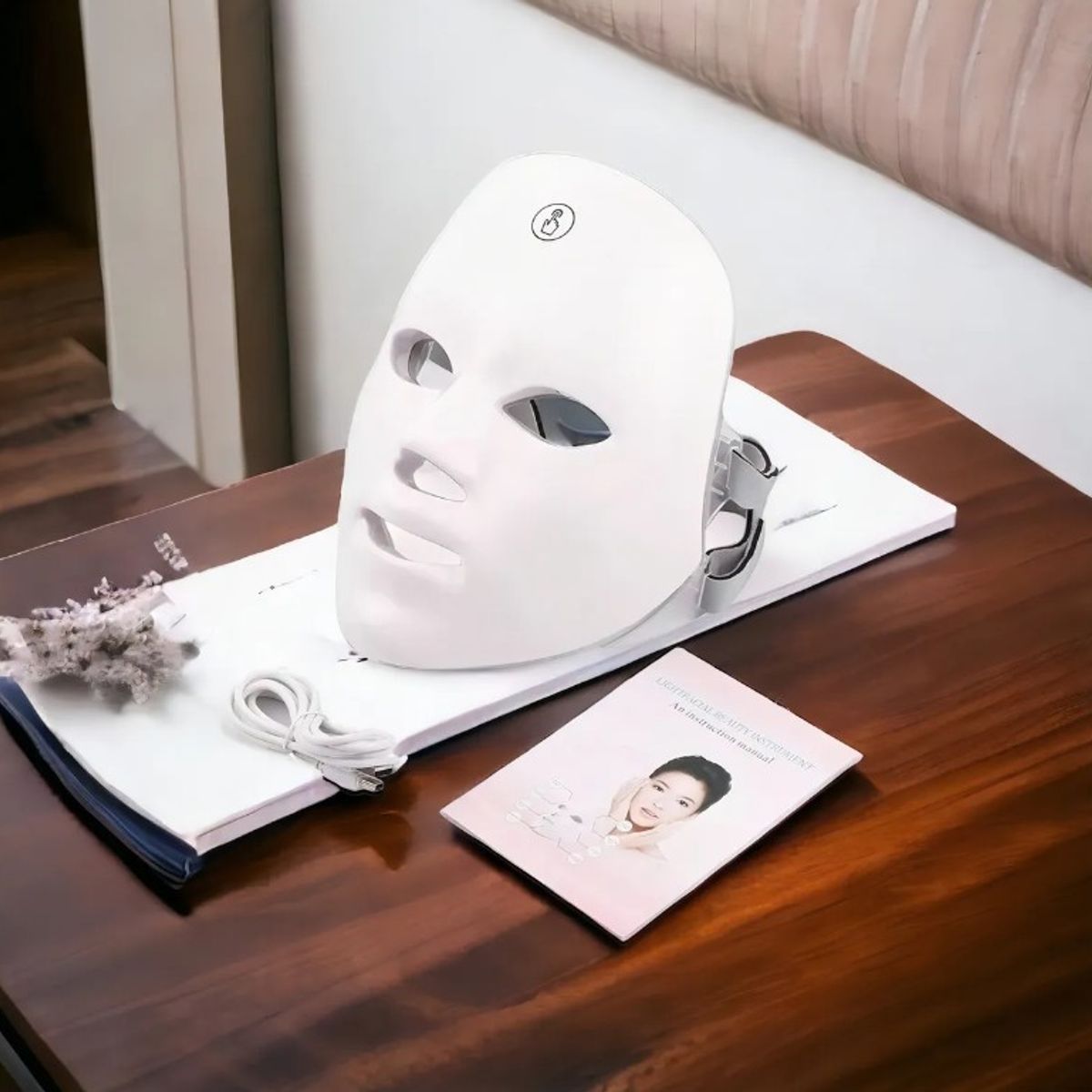 GENERICO - Máscara Facial Luz Led Para Fototerapia 7 Colores Anti Acne