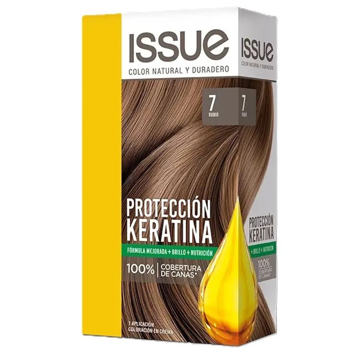 ISSUE - Issue Coloración Permanente con Keratina 7 Rubio