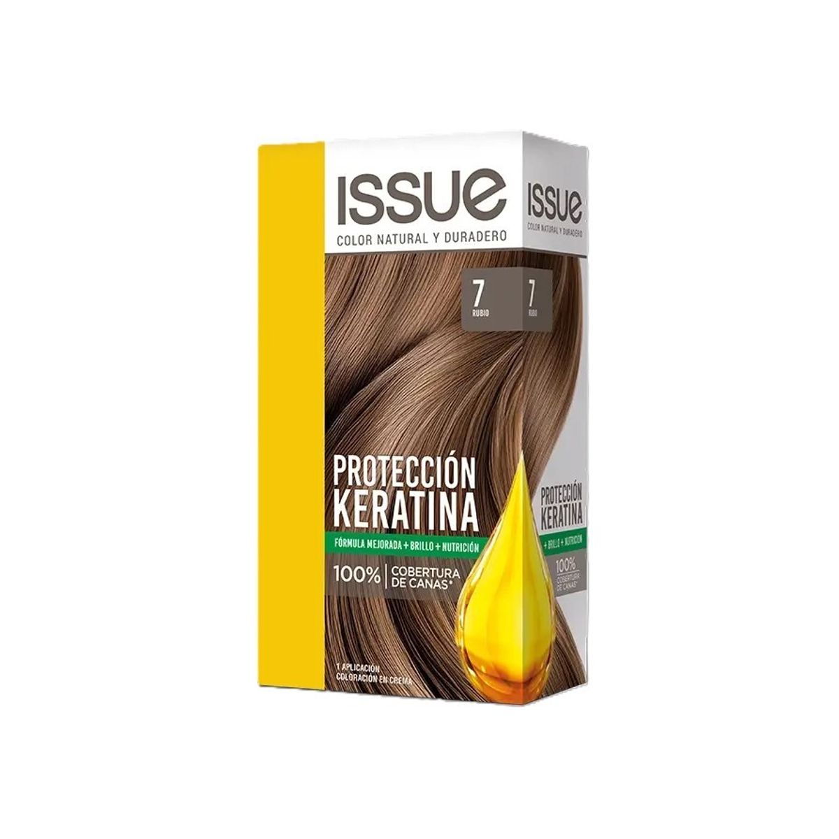 ISSUE - Issue Coloración Permanente con Keratina 7 Rubio