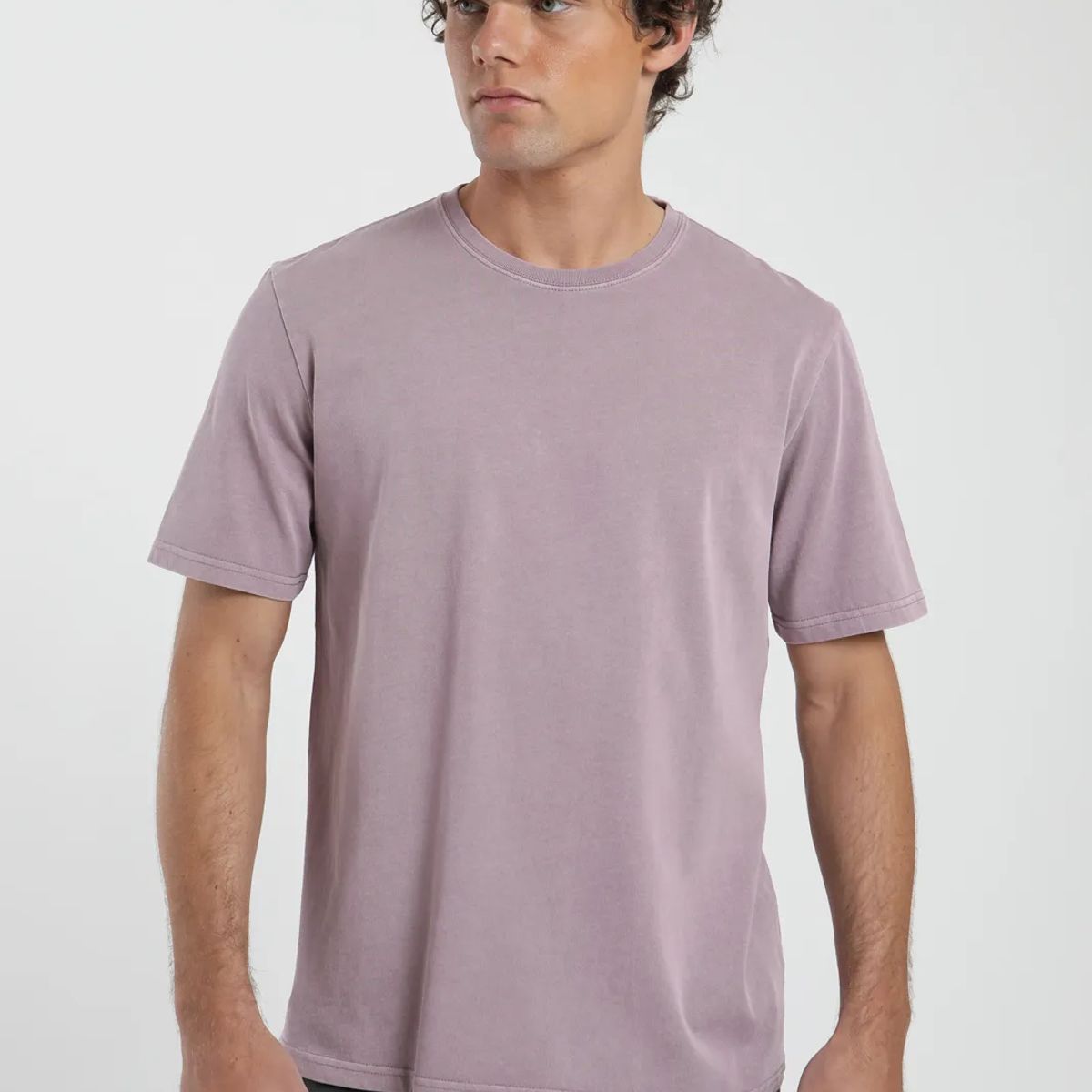 FROENS - Polera  Heavyweight Plain Hombre -Algodón Organico