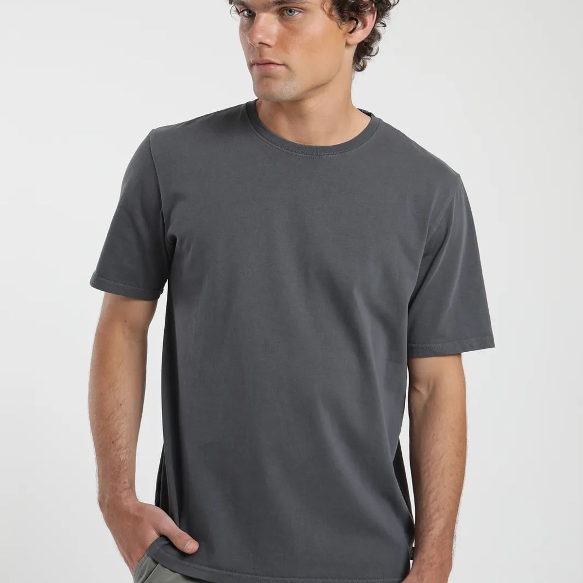 FROENS - Polera  Heavyweight Loose Hombre -Algodón Organico