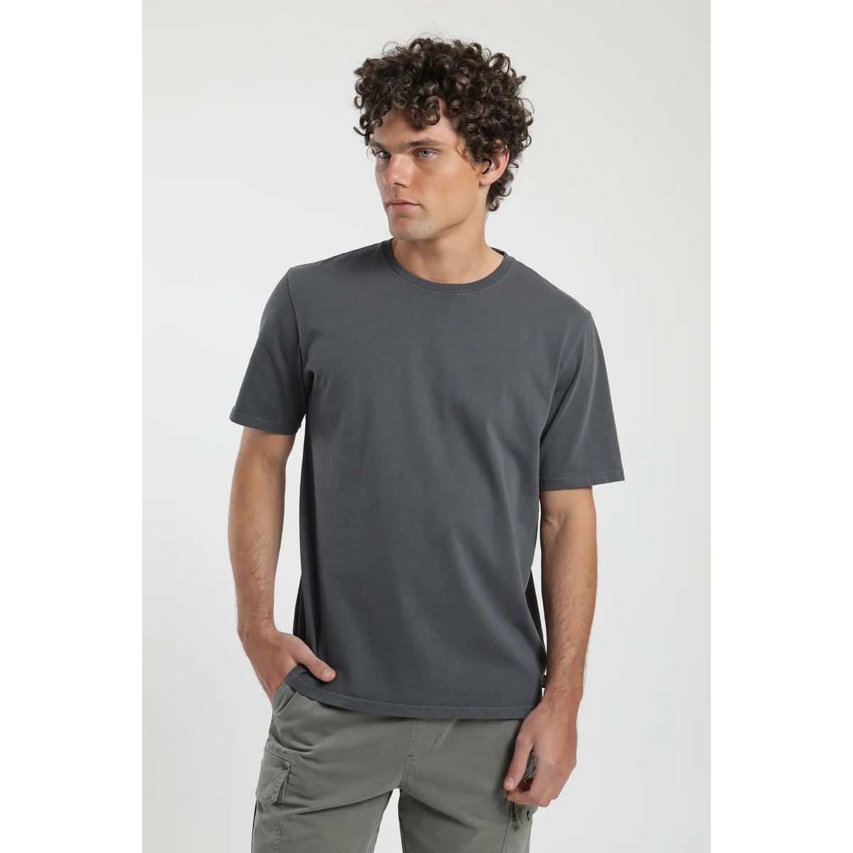 FROENS - Polera  Heavyweight Loose Hombre -Algodón Organico