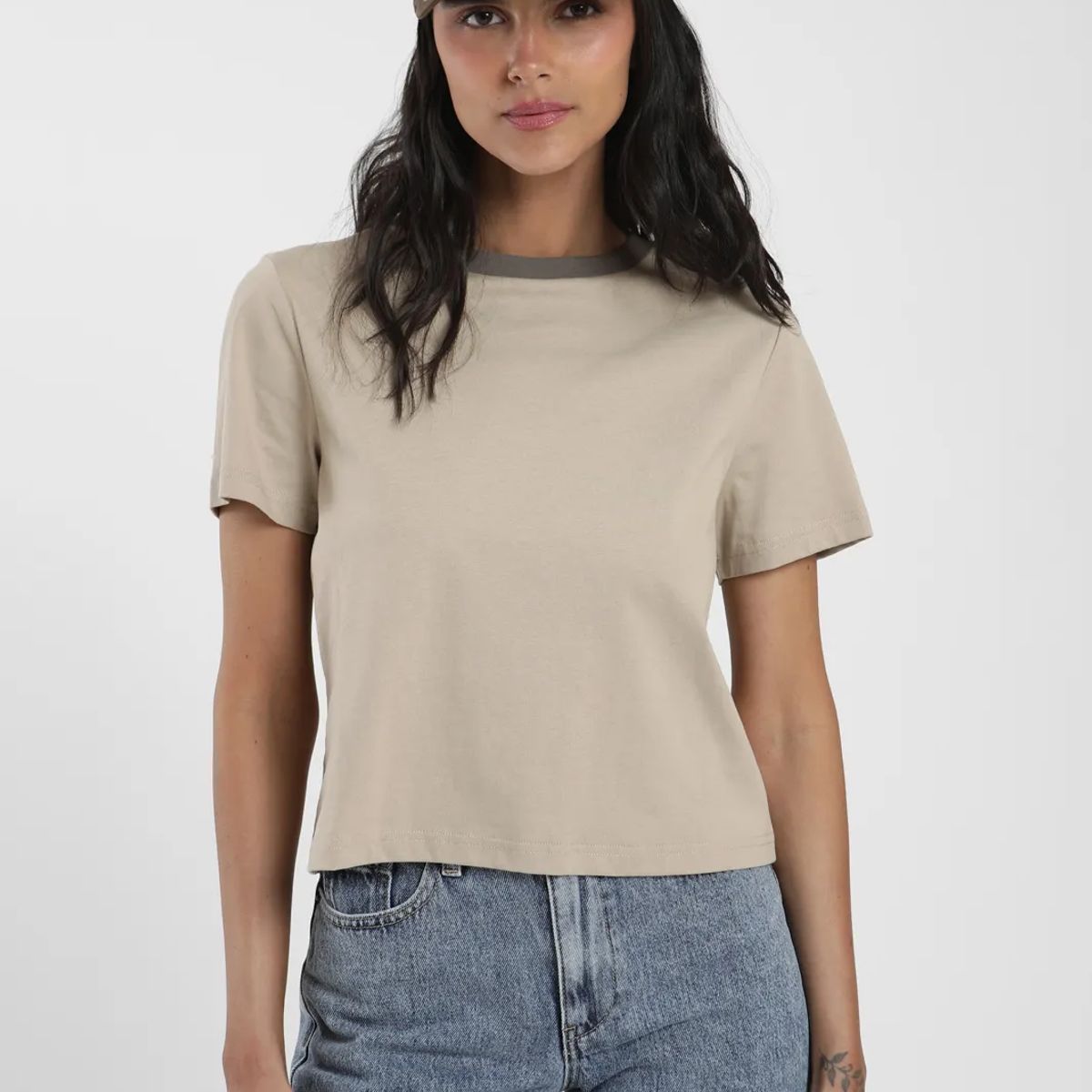 FROENS - Polera Round Mujer Froens - Algodón Organico