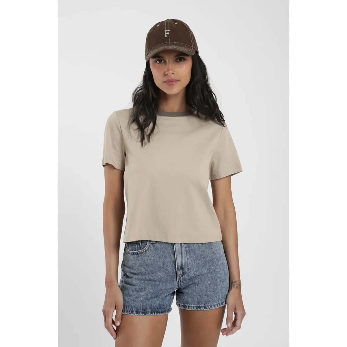 FROENS - Polera Round Mujer Froens - Algodón Organico