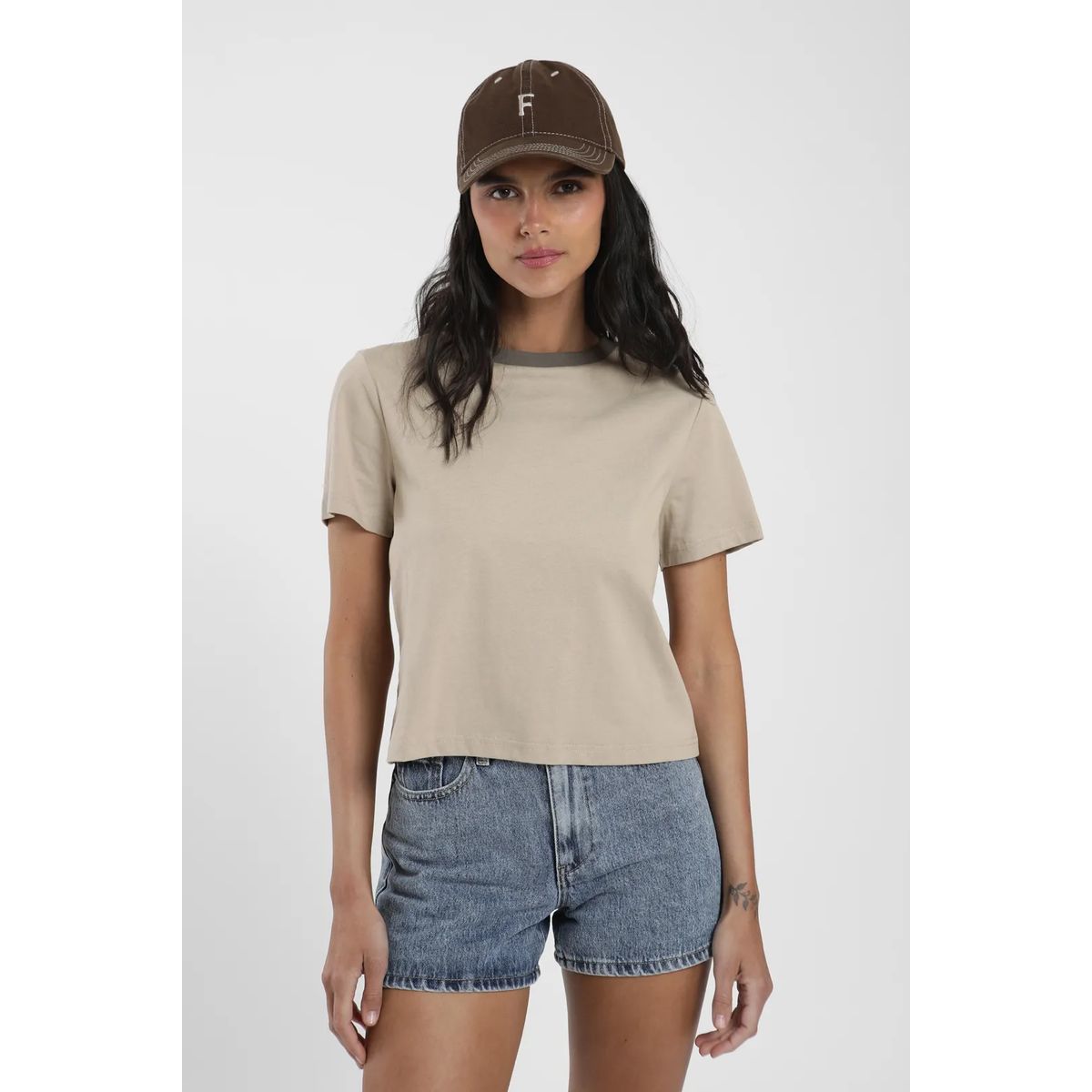 FROENS - Polera Round Mujer Froens - Algodón Organico
