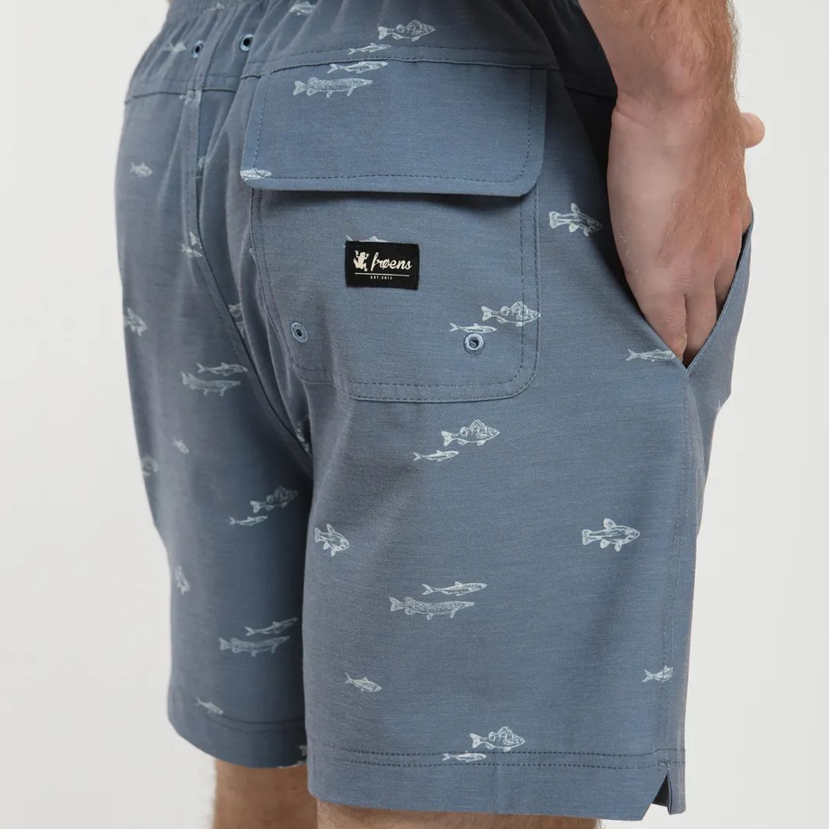 FROENS - Traje De Baño Trunk Pez Hombre -Poliester Reciclado